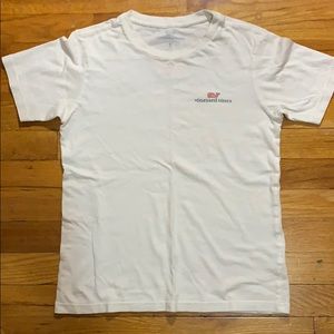 White Vineyard Vines Kids Small Tee Shirt